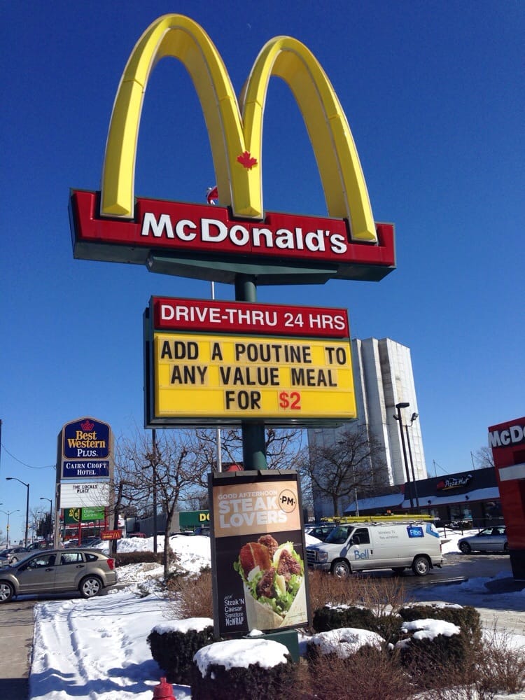 McDonald’s Fast Food 6348 Lundy's Lane, Niagara Falls, ON