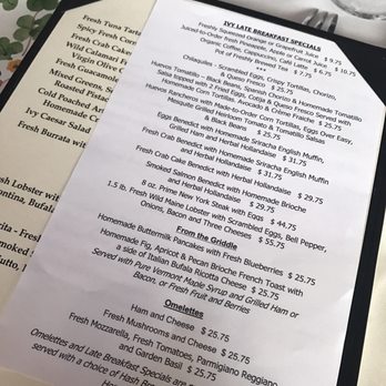 The Ivy Restaurant Beverly Hills Ca Menu The Ivy Restaurant Beverly Hills Ca Menu