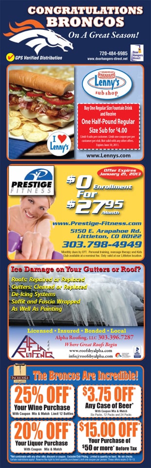 door hangers direct advertising 2175 s jasmine st southeast denver flyer distribution