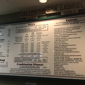 Petrillo S Italian Restaurant 243 Photos 501 Reviews Pizza Photo Of Petrillo S Italian Restaurant Glendora Ca United States