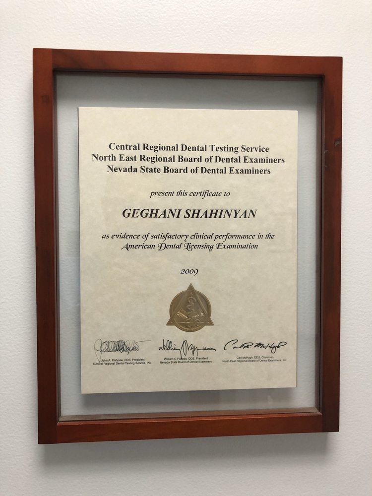 image of business Geghani Shahinyan,DDS