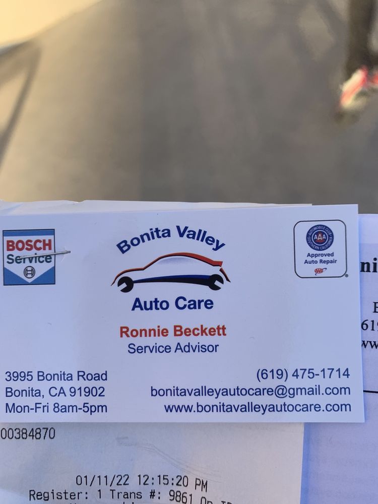 Bonita Valley Auto Care