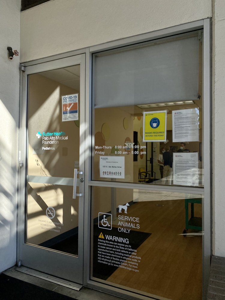image of business Sutter Health Palo Alto Medical Foundation Pediatrics