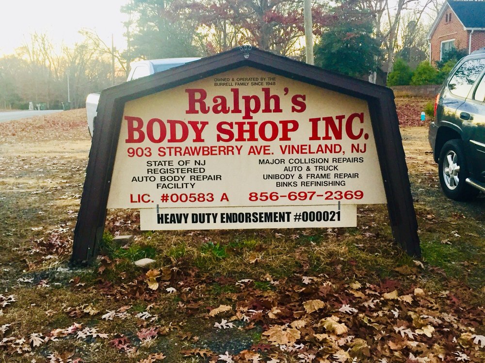 Ralph’s Body Shop Body Shops 903 Strawberry Ave, Vineland, NJ