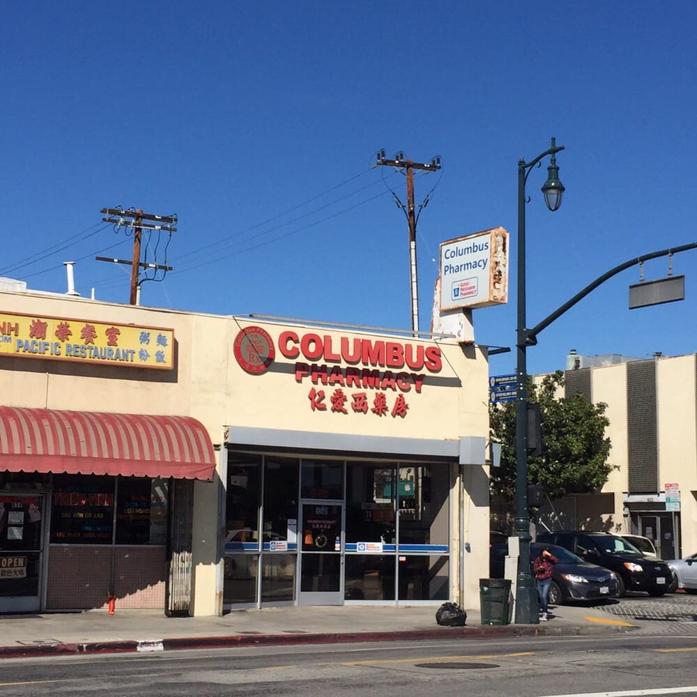 Columbus Pharmacy Drugstores 861 North Broadway, Chinatown, Los Angeles, CA Phone Number