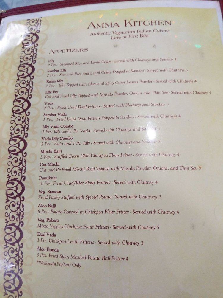 Photos For Amma Kitchen Yelp