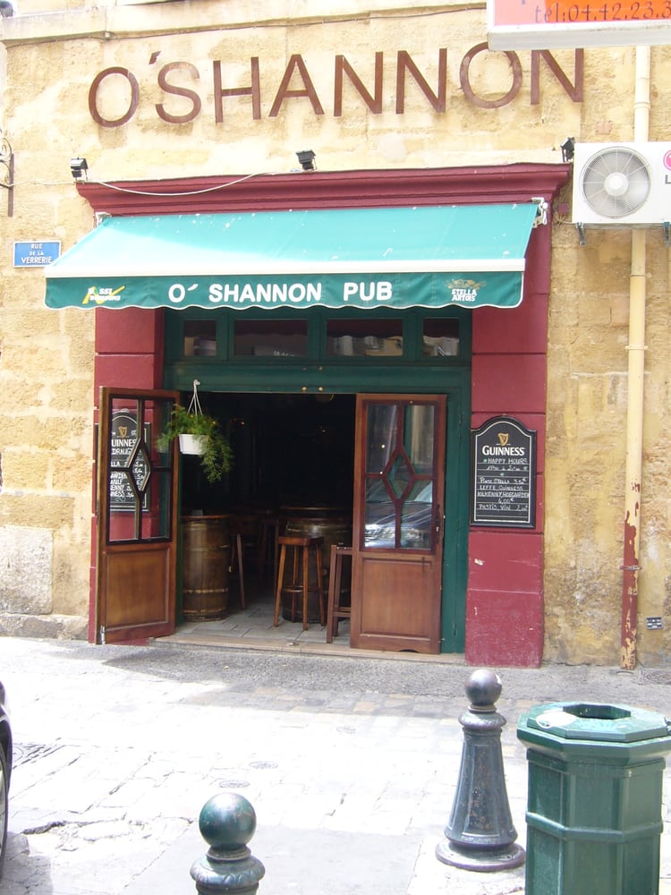 O???Shannon 33 Reviews Pubs 30 rue de la Verrerie, AixenProvence