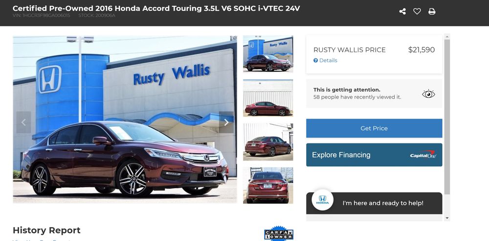 Rusty Wallis Honda