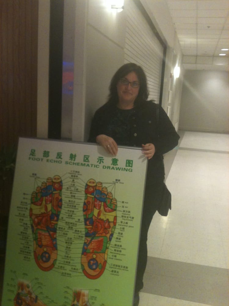 Cool reflexology pic out front. Yelp