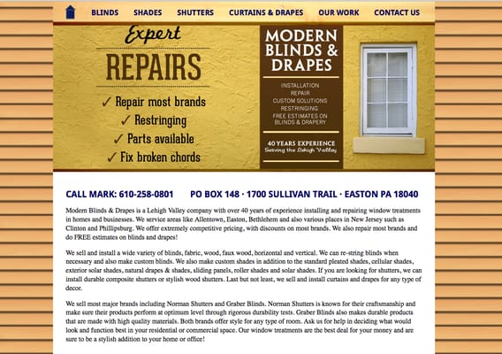 Curtains Ideas commercial curtains and drapes : Modern Blinds and Drapes - Shutters - Easton, PA - Phone Number - Yelp