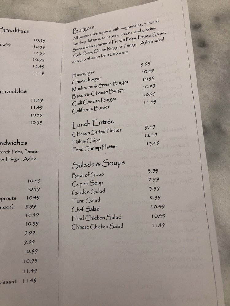 Online Menu of Orange Cafe Restaurant, Orange, California, 92867 Zmenu