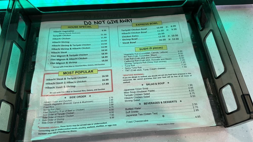 Miyabi Jr Japanese Express