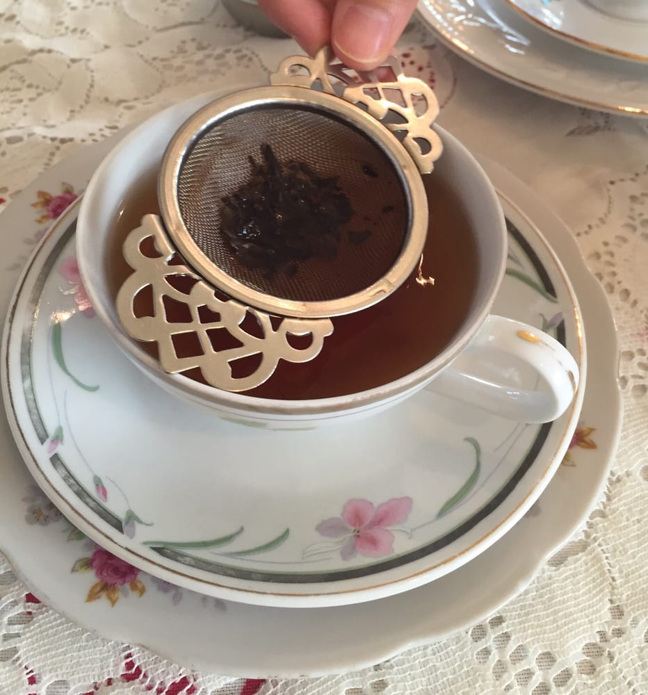 tea cup with strainer - Yelp