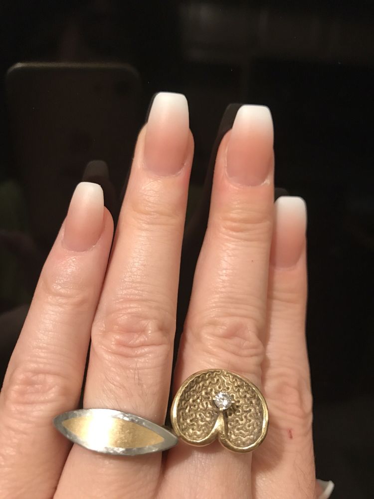 Acrylic Ombré Matte Finish Yelp Photo Of Six Star Nails And Spa Henderson Nv United States Acrylic