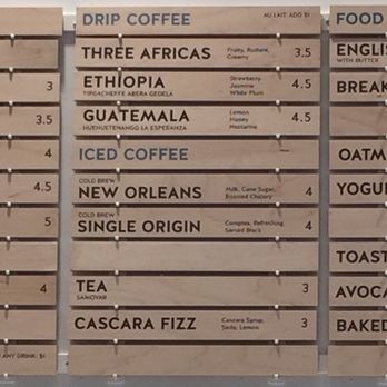 Blue Bottle Bradbury Food Menu Blue Bottle Bradbury Food Menu