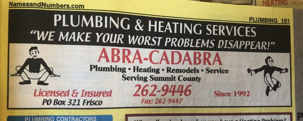 image of business Abra-Cadabra Plumbing & Heating Services