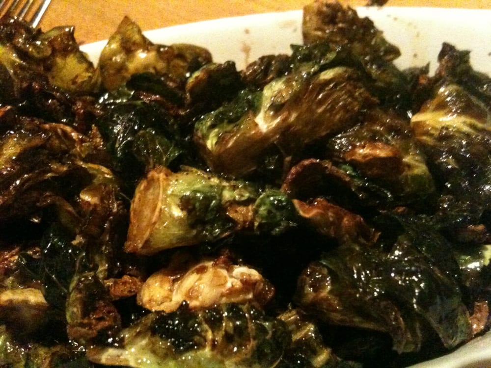 Fried brussel sprouts in balsamic vinegar Yelp