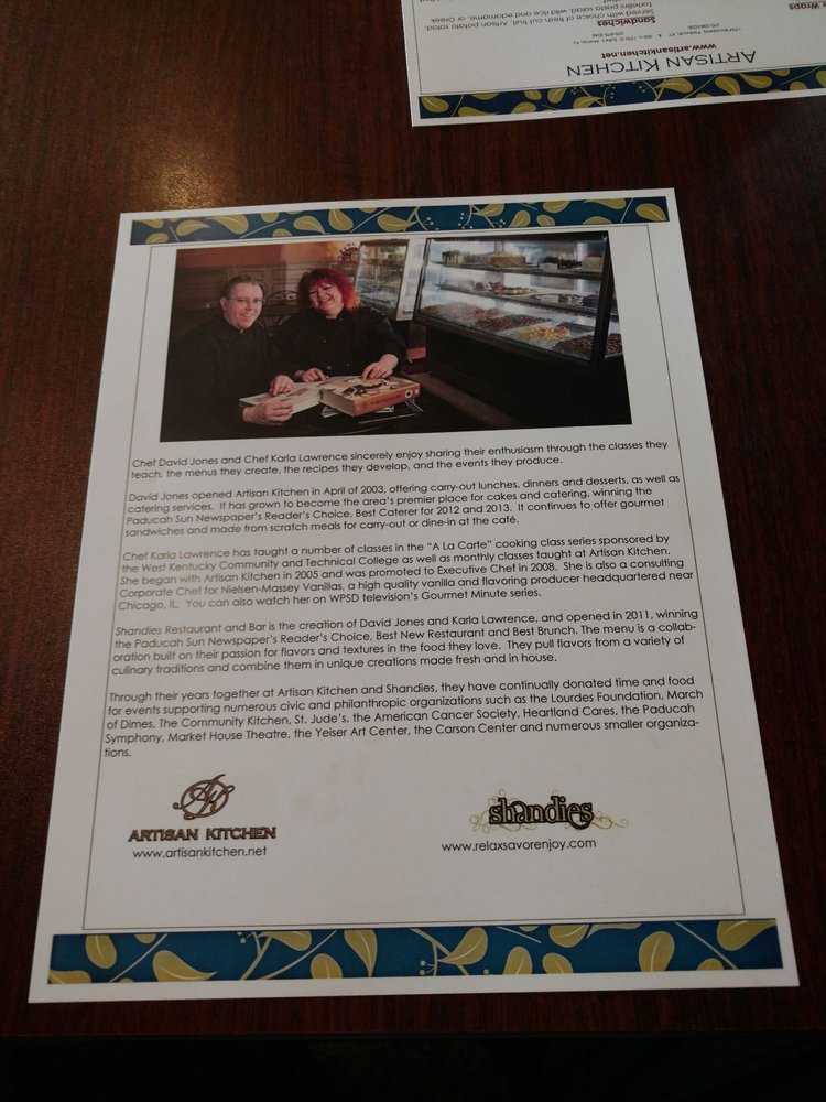 Photos For Artisan Kitchen Menu Yelp