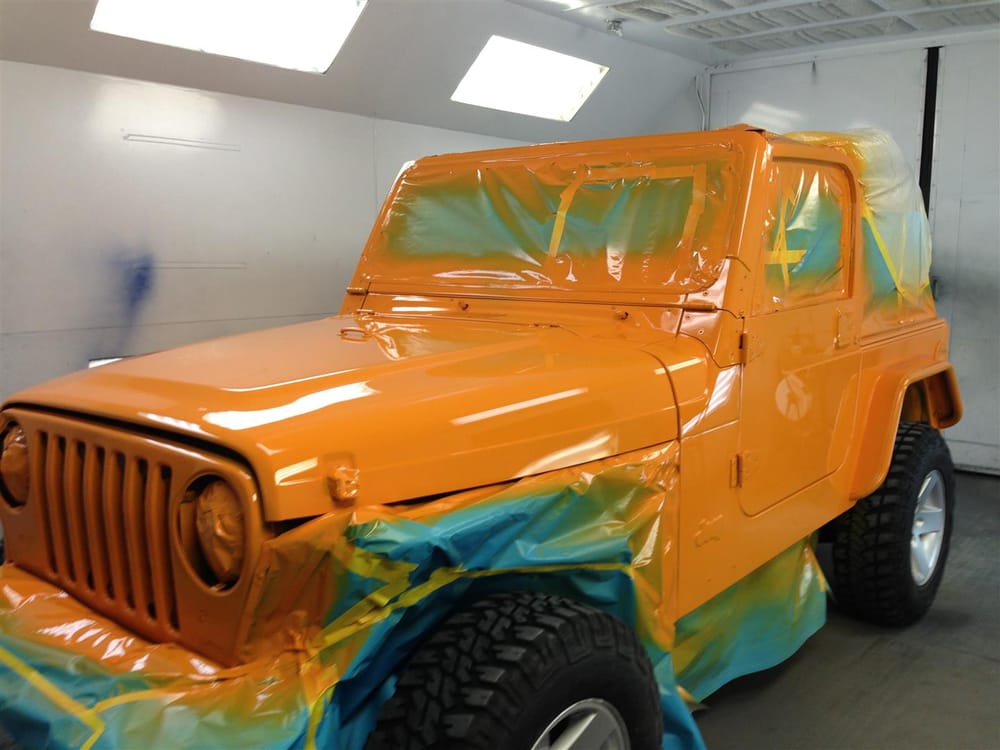 painting yelp auto coat In with Wrangler of final booth 1999 Jeep paint painting yelp auto coat In with Wrangler of final booth 1999 Jeep paint