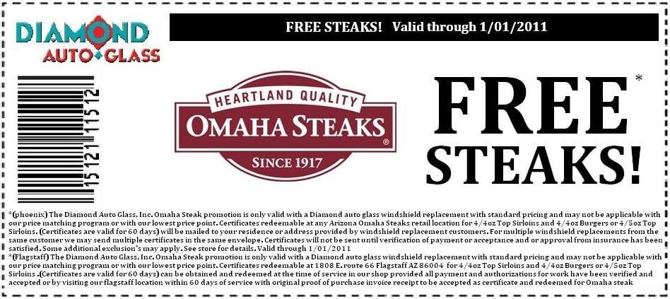 Windshield replacement coupons