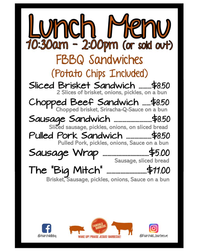 Fairchild Barbecue Fairchild Barbecue