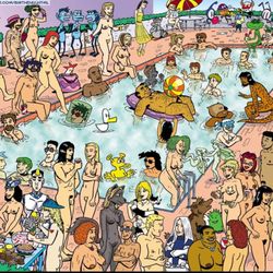 Naturist pool nudist business Naturist pool nudist charming