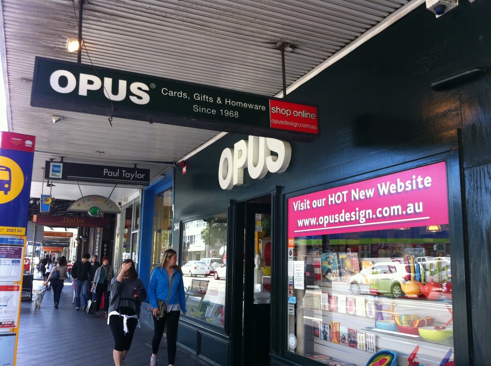 Opus Design Gift Shops 344 Oxford St, Paddington, Paddington New