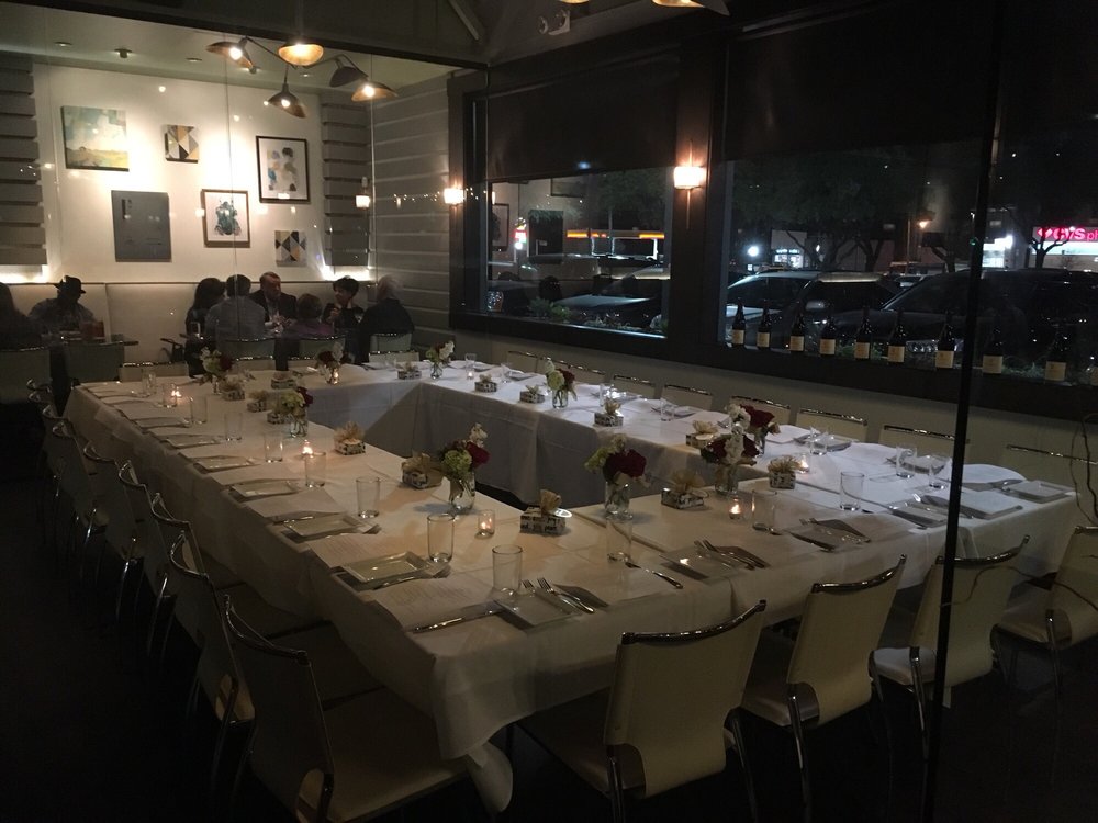 Semi Private Dining Room This Evening Set For A Party Of 24