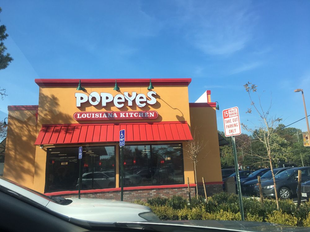 Popeyes Fast Food 9579 Braddock Rd, Fairfax, VA Restaurant