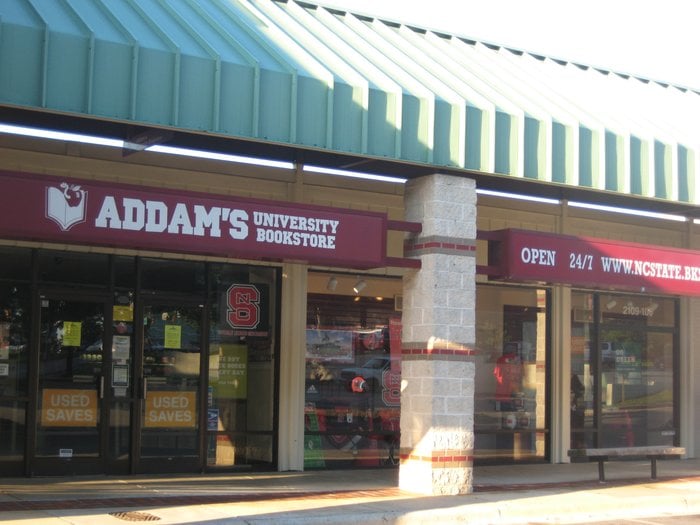 Addam’s University Bookstore of Raleigh CLOSED Bookstores 2109