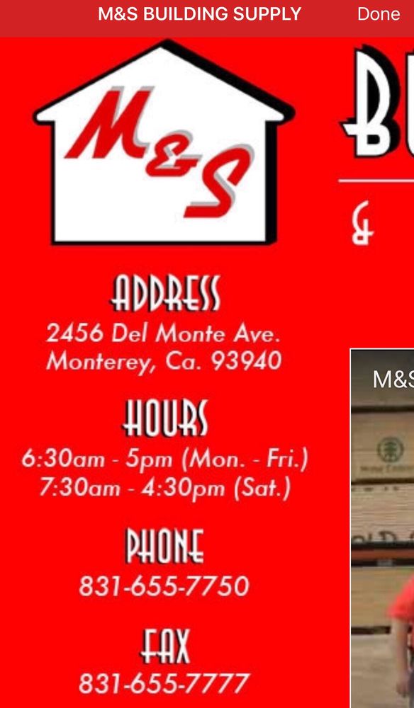 M & S Building Supply & Home Center