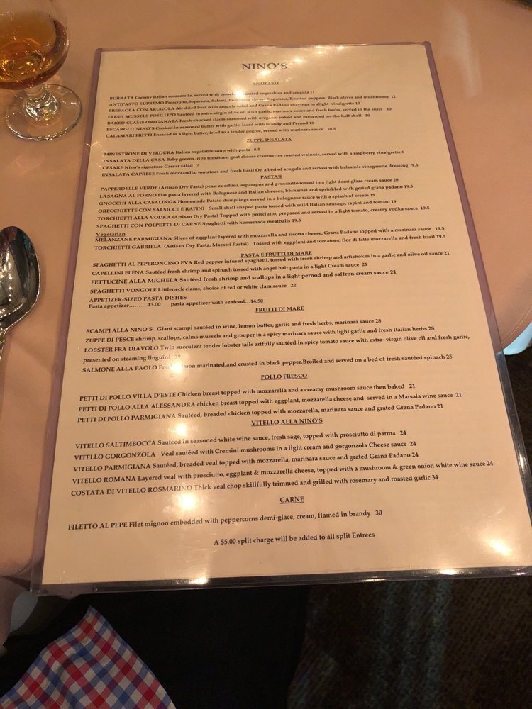 Nino S Italian Restaurant Atlanta Nino S Italian Restaurant Atlanta