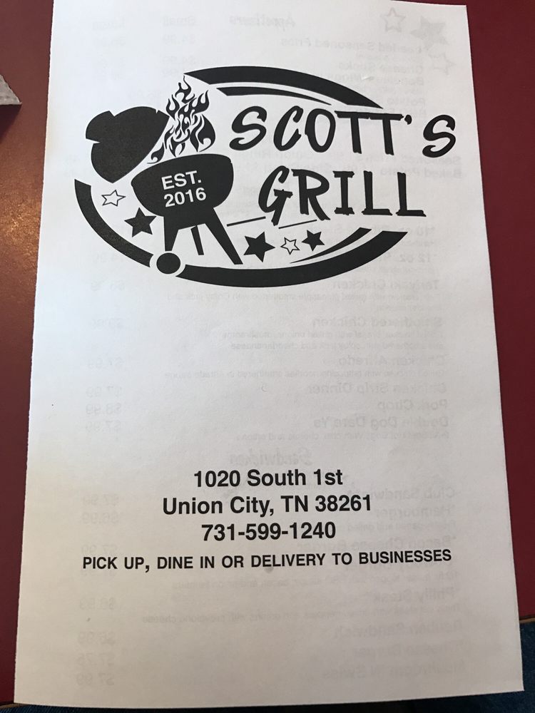 Scotts Grill American (Traditional) 1020 S 1st St, Union City, TN