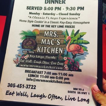 Mrs Mitchell S Kitchen Menu Mrs Mitchell S Kitchen Menu