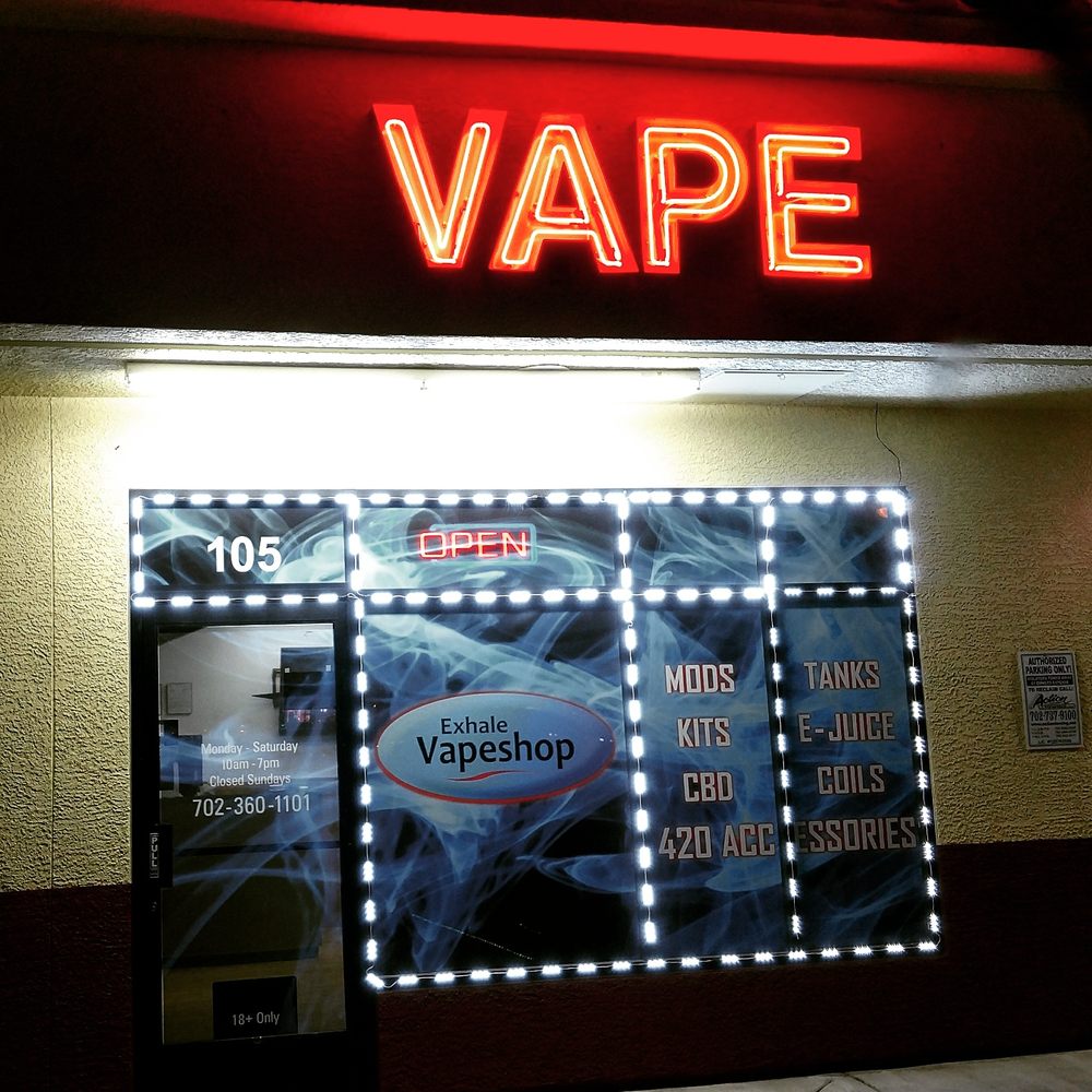 Exhale Smoke & Vape 12 Photos Vape Shops 5137 E Owens Ave