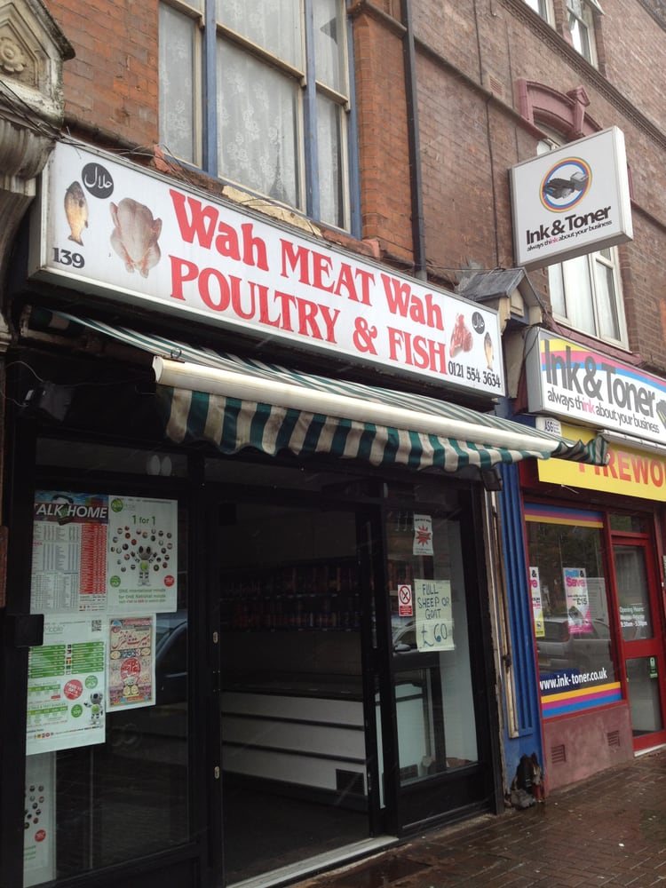 Wah Wah Meat Poultry & Fish Seafood 139 Soho Road, Birmingham, West