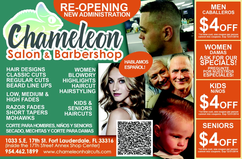 Chameleon Salon & Hair Salons 1033 SE17th St, Fort