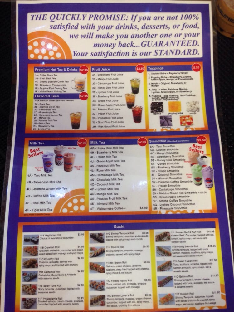 menu side 2 Yelp