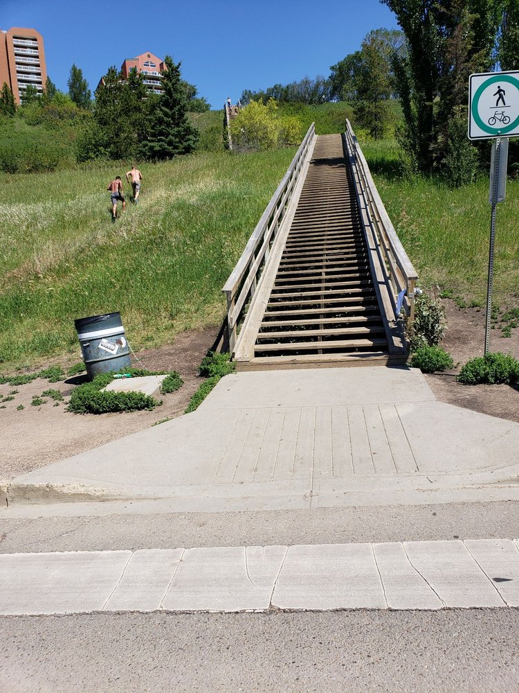 River Valley Stairs By Glenora Club Local Flavour 109 Street NW