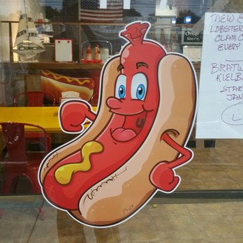 Cartoon Lobster In A Hot Dog Bun Cartoon Lobster In A Hot Dog Bun
