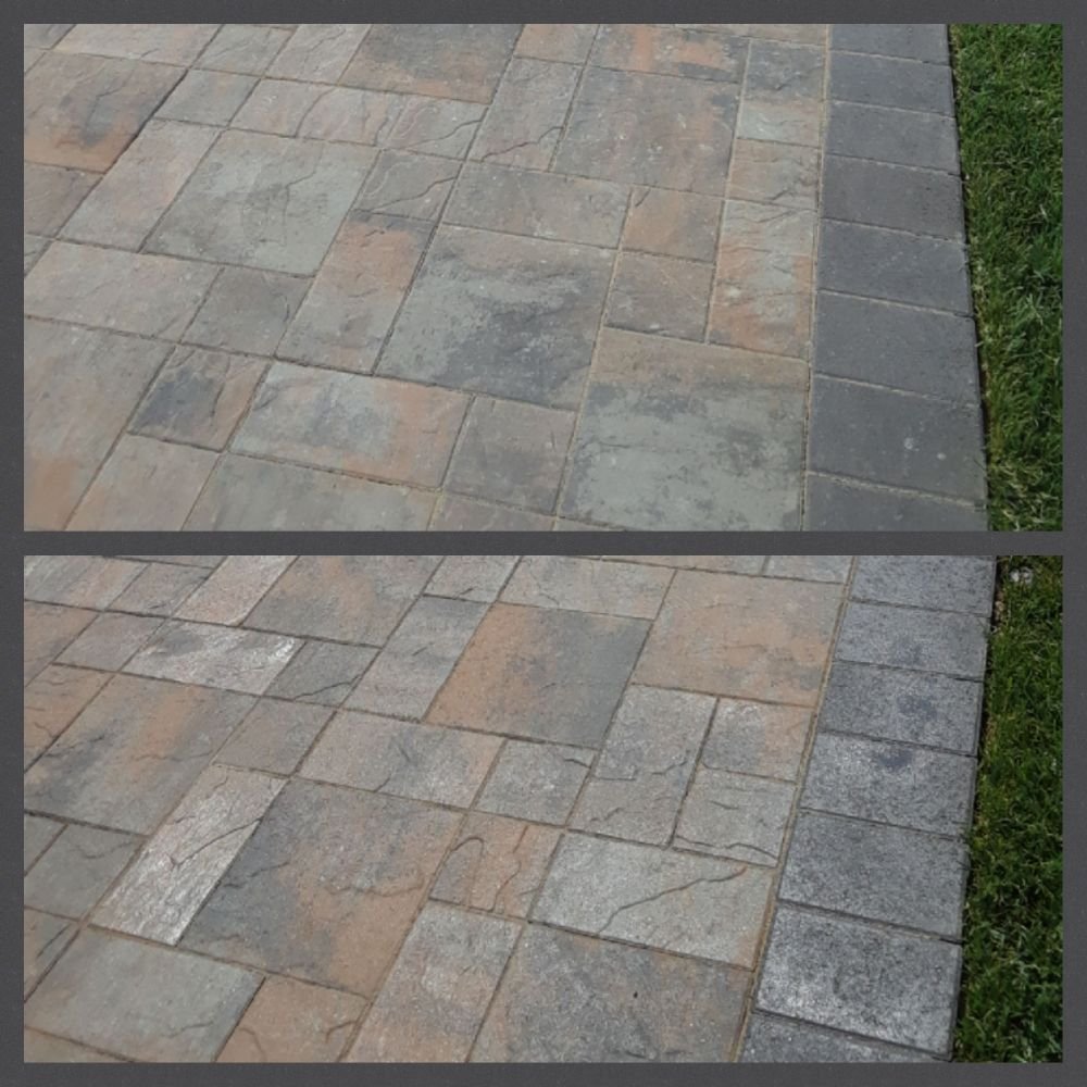 Pressure Washer and Concrete
