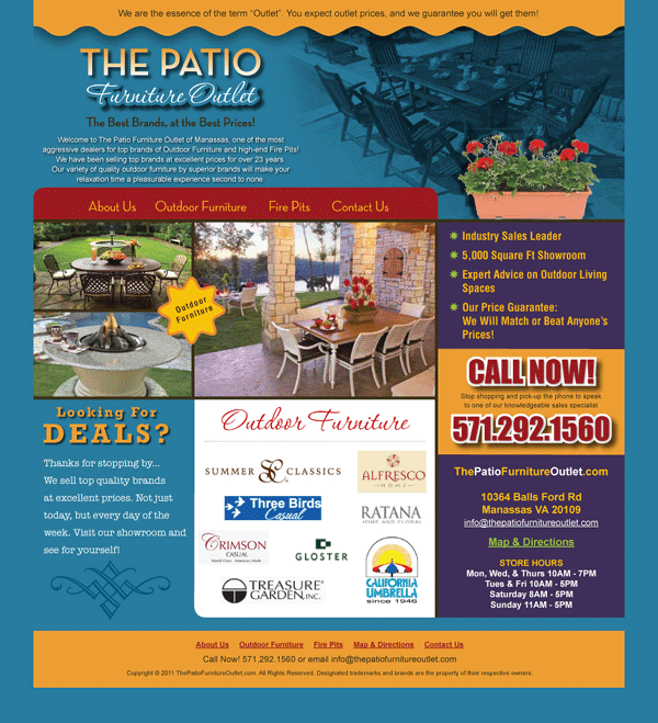 The Patio Furniture S 10364 Rd Manassas Va Phone The