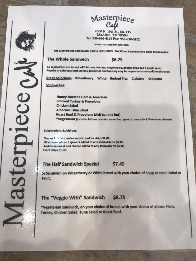 Masterpiece Cafe Masterpiece Cafe