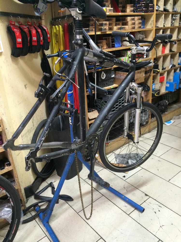 my stuff got stolen decided to visit the newest bike shop and ran