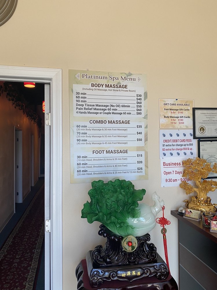 Platinum Spa Massage