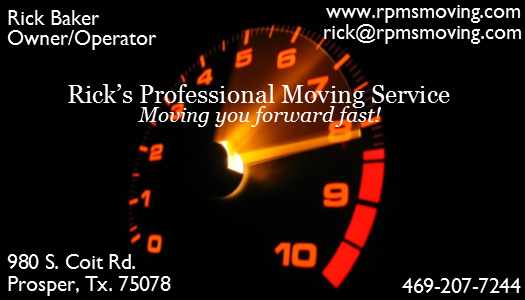 Rick's Professional Moving Service