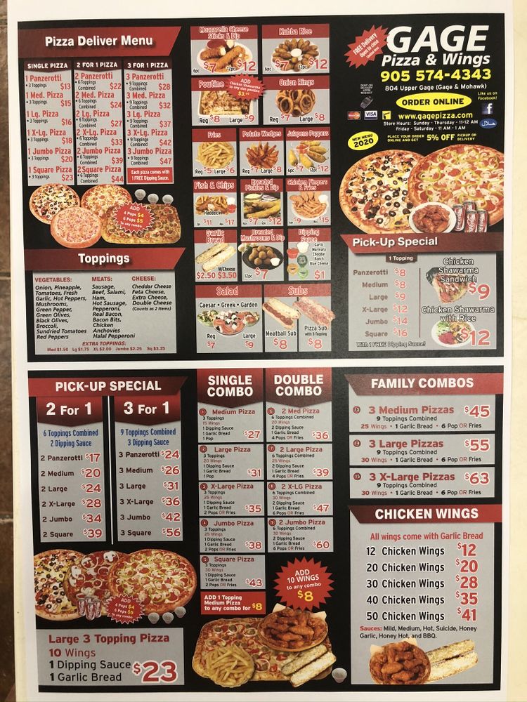 Gage Pizza & Wings