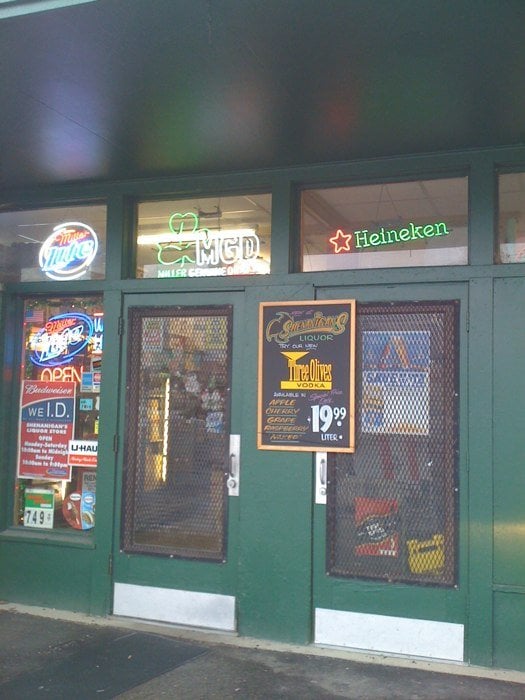 Shenanigan’s Liquor Store Beer, Wine & Spirits 1585 22nd Ave