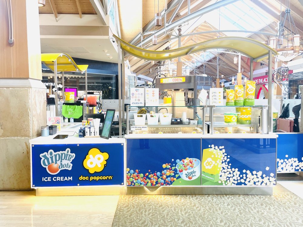 Dippin Dots and Doc Popcorn at Park Meadows Mall, Greenwood Village