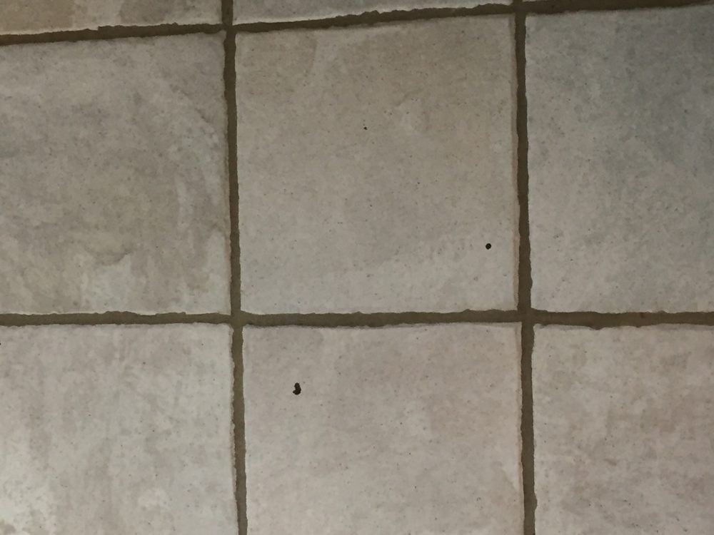 Dirty Tile Floor In Bathroom After Housekeeping Cleaned Yelp Photo Of Holiday Inn Portland Airport Or United States Dirty